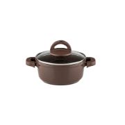 Снимка на Тенджера Muhler Mia MR-1649M 16x7.5cm, 1.2L, шоколад, лят алуминий