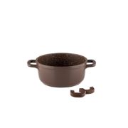 Снимка на Тенджера Muhler Mia MR-1649M 16x7.5cm, 1.2L, шоколад, лят алуминий