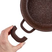 Снимка на Тенджера Muhler Mia MR-1649M 16x7.5cm, 1.2L, шоколад, лят алуминий