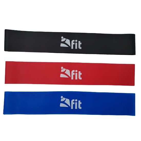 Снимка на Комплект фитнес ластици K fit  за тренировка (3 бр. в комплект)