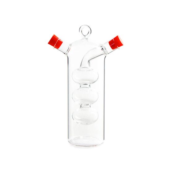 Снимка на Съд за оцет и олио 2 в 1 Luigi Ferrero FR-6045, червена тапа