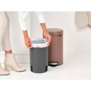 Снимка на Кош за смет с педал Brabantia NewIcon 12L, Satin Taupe