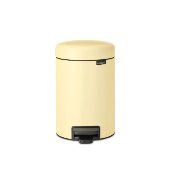 Снимка на Кош за смет с педал Brabantia NewIcon 3L, Mellow Yellow