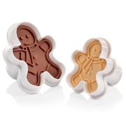 Снимка на Комплект форми за сладки Tescoma Delicia 2 броя, коледно човече