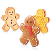 Снимка на Комплект форми за сладки Tescoma Delicia 2 броя, коледно човече