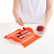 Снимка на Съд за готвене на пара в микровълнова с решетка Lekue, 1-2 порции