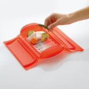 Снимка на Съд за готвене на пара в микровълнова с решетка Lekue, 1-2 порции
