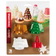 Снимка на Уред за оформяне на сладки Tescoma Delicia 3 форми, коледни