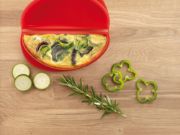 Снимка на Съд за приготвяне на омлет в микровълнова Lekue, полукръг