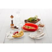 Снимка на Съд за приготвяне на омлет в микровълнова Lekue, полукръг