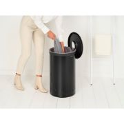 Снимка на Кош за пране Brabantia 60L, Matt Black, пластмасов капак