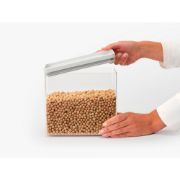 Снимка на Кутия за съхранение на продукти Brabantia Tasty+ Stackable 3.5L, Light Grey