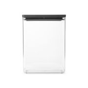 Снимка на Кутия за съхранение на продукти Brabantia Tasty+ Stackable 5.4L, Dark Grey