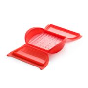 Снимка на Съд за готвене на пара в микровълнова с решетка Lekue, 3-4 порции