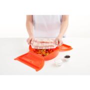 Снимка на Съд за готвене на пара в микровълнова с решетка Lekue, 3-4 порции