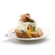 Снимка на Уред за приготвяне на яйце в микровълнова Lekue, прозрачен цилиндър