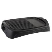 Снимка на Скара електрическа с капак MUHLER MG-4030M, мраморно покритие, 2000W