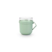 Снимка на Чаша с капак Brabantia Make&Take 600ml, Jade Green
