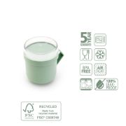 Снимка на Чаша с капак Brabantia Make&Take 600ml, Jade Green