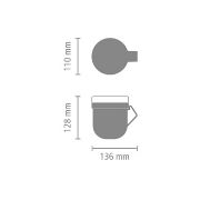 Снимка на Чаша с капак Brabantia Make&Take 600ml, Light Grey