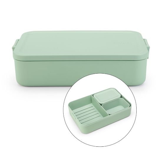 Снимка на Кутия за обяд Brabantia Make&Take 2L, Jade Green, с разделители