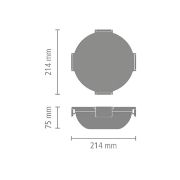 Снимка на Купа за салата Brabantia Make&Take 1.3L, Dark Grey