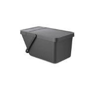 Снимка на Кош за смет за разделно събиране Brabantia Sort&Go Stackable 20L, Grey