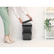Снимка на Кош за смет за разделно събиране Brabantia Sort&Go Stackable 20L, Grey