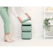 Снимка на Кош за смет за разделно събиране Brabantia Sort&Go Stackable 20L, Jade Green