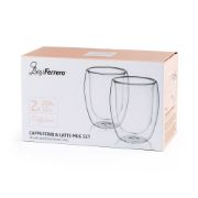 Снимка на Чаша за капучино и лате Luigi Ferrero Coffeina FR-8063 350ml, 2 броя.