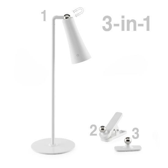 Снимка на LED магнитна лампа Flexy, 3v1, 3W, 4000K, Бяла