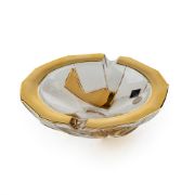 Снимка на Пепелник Bohemia 1845 Crack Gold Т2 Ø15.2cm