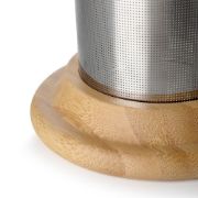 Снимка на Чаша за чай с цедка VIVA Minima 500ml, бамбуково капаче за запарка