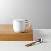 Снимка на Чаша за чай с цедка VIVA Minima Pure White 350ml