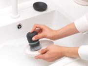 Снимка на Четка с дозатор за препарат за съдове Brabantia SinkSide Dark Grey