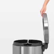 Снимка на Кош за смет с педал Brabantia Silent Twin 2x20L, Matt Steel Fingerprint Proof