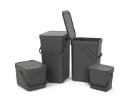 Снимка на Кош за смет за разделно събиране Brabantia Sort&Go 12L, Grey