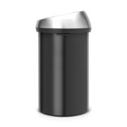 Снимка на Кош за смет Brabantia Touch Bin 60L, Matt Black, FPP капак