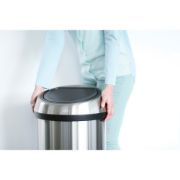 Снимка на Кош за смет Brabantia Touch Bin 60L, Matt Black, FPP капак
