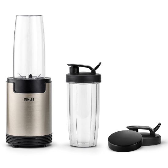 Снимка на Нутри блендер Muhler MNB-688, 600W, 6 ножа, 2 чаши, Old Gold