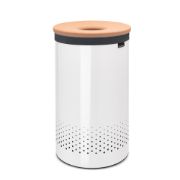 Снимка на Кош за пране Brabantia 60L, White, корков капак