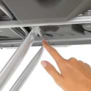 Снимка на Маса за гладене Brabantia C 124x45cm със сгъваема поставка за парогенератор, Steam Control Aqua Bowl