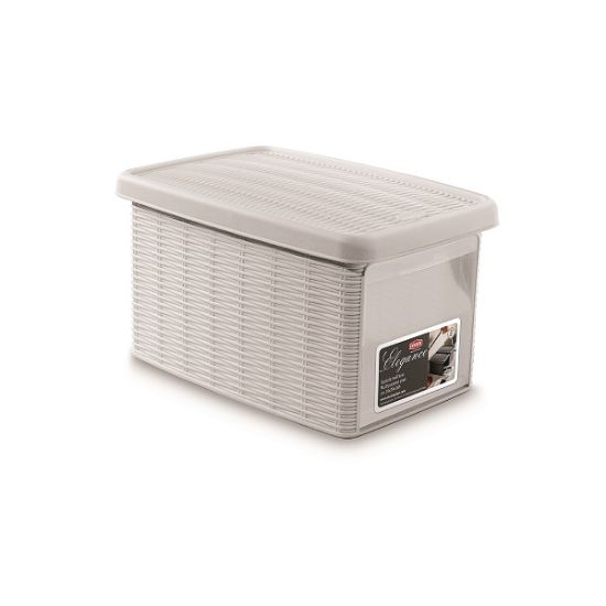 Снимка на Универсална кутия с отвор Stefanplast Elegance M, 15L, бял