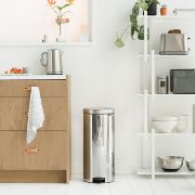 Снимка на Кош за смет с педал Brabantia NewIcon 30L, Brilliant Steel, метална кофа