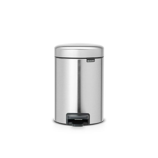 Снимка на Кош за смет с педал Brabantia NewIcon 3L, Matt Steel Fingerprint Proof