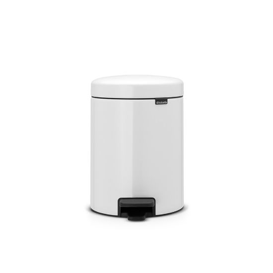 Снимка на Кош за смет с педал Brabantia NewIcon 5L, White