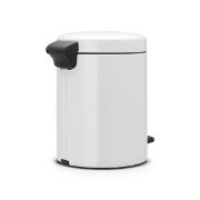 Снимка на Кош за смет с педал Brabantia NewIcon 5L, White