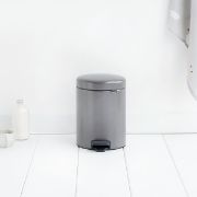 Снимка на Кош за смет с педал Brabantia NewIcon 5L, Platinum