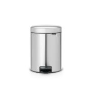 Снимка на Кош за смет с педал Brabantia NewIcon 5L, Matt Steel Fingerprint Proof