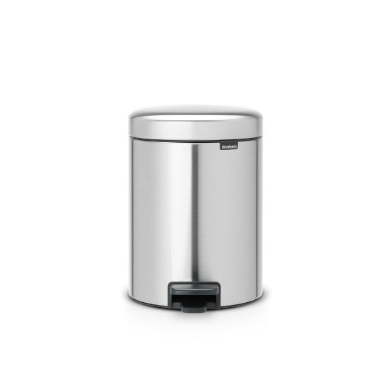 Снимка на Кош за смет с педал Brabantia NewIcon 5L, Matt Steel Fingerprint Proof